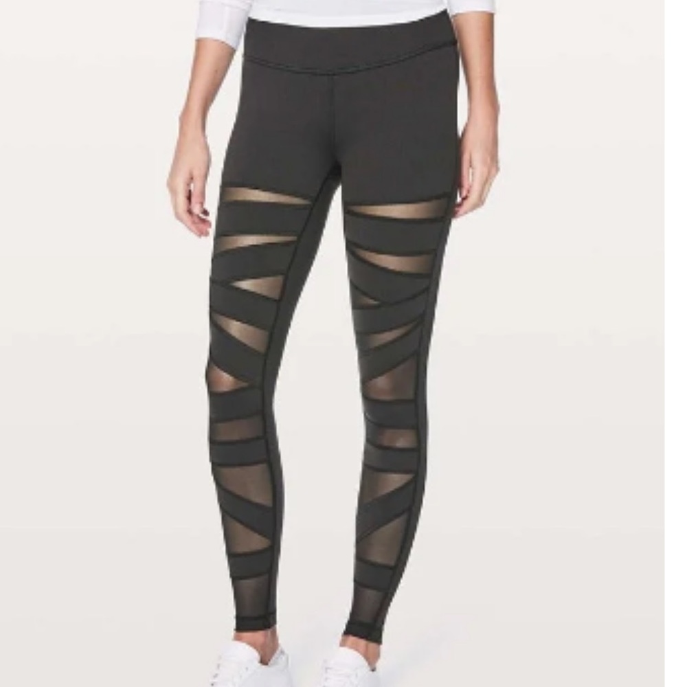 Lululemon Wunder Under Hugh Rise Tech Mesh 4 BNWT